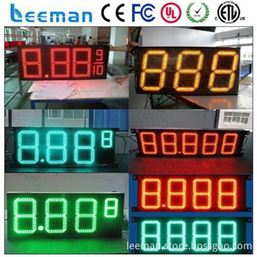 7-segment led digital clock digital kitchen countdown timer gas station led price sign
